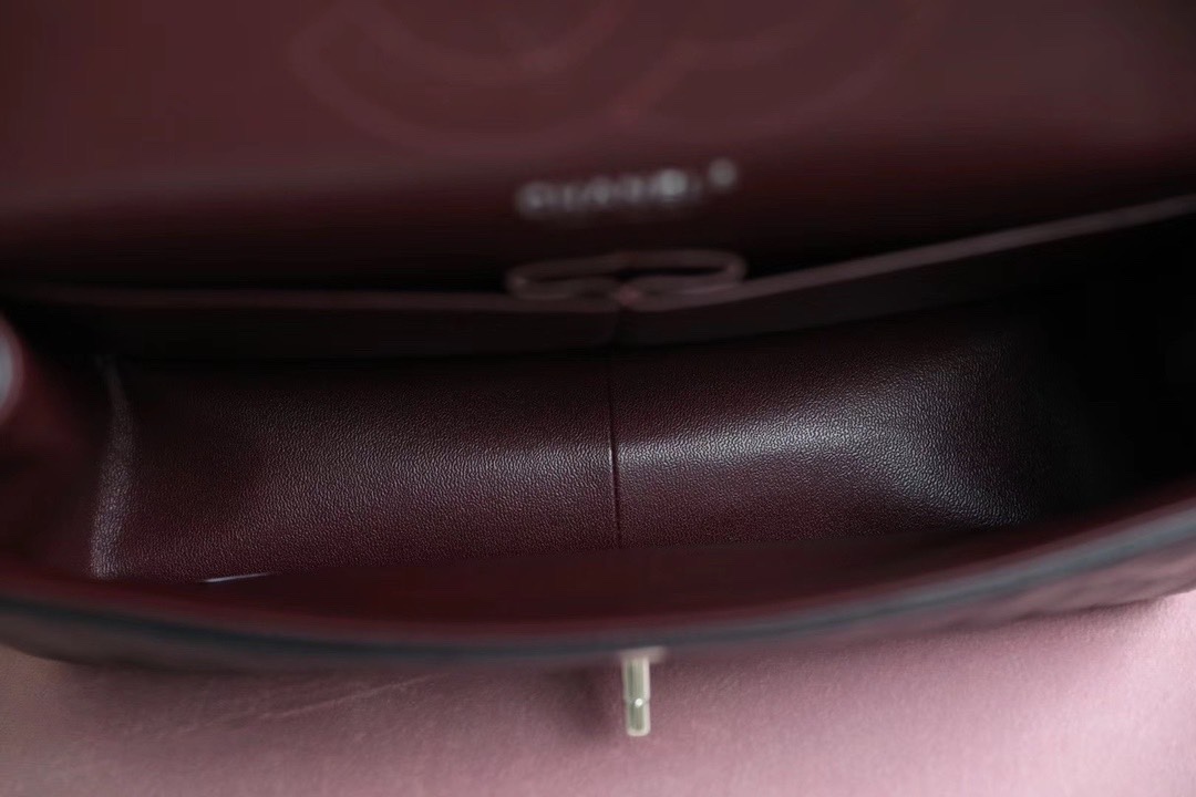 CC Inspired Classic Flag Bag Jumbo Classic Double Flap Bag Black Caviar Sliver Hardware - Bag - Gorchic - $125.99