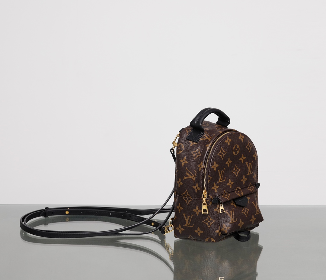 Designer Monogram Palm Springs Backpack Mini - Bag - Gorchic - $108.99