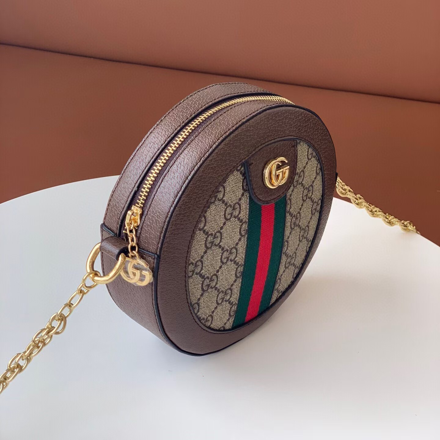 Double-G GG Ophidia Mini Round Shoulder Bag - Gorchic - $124.99