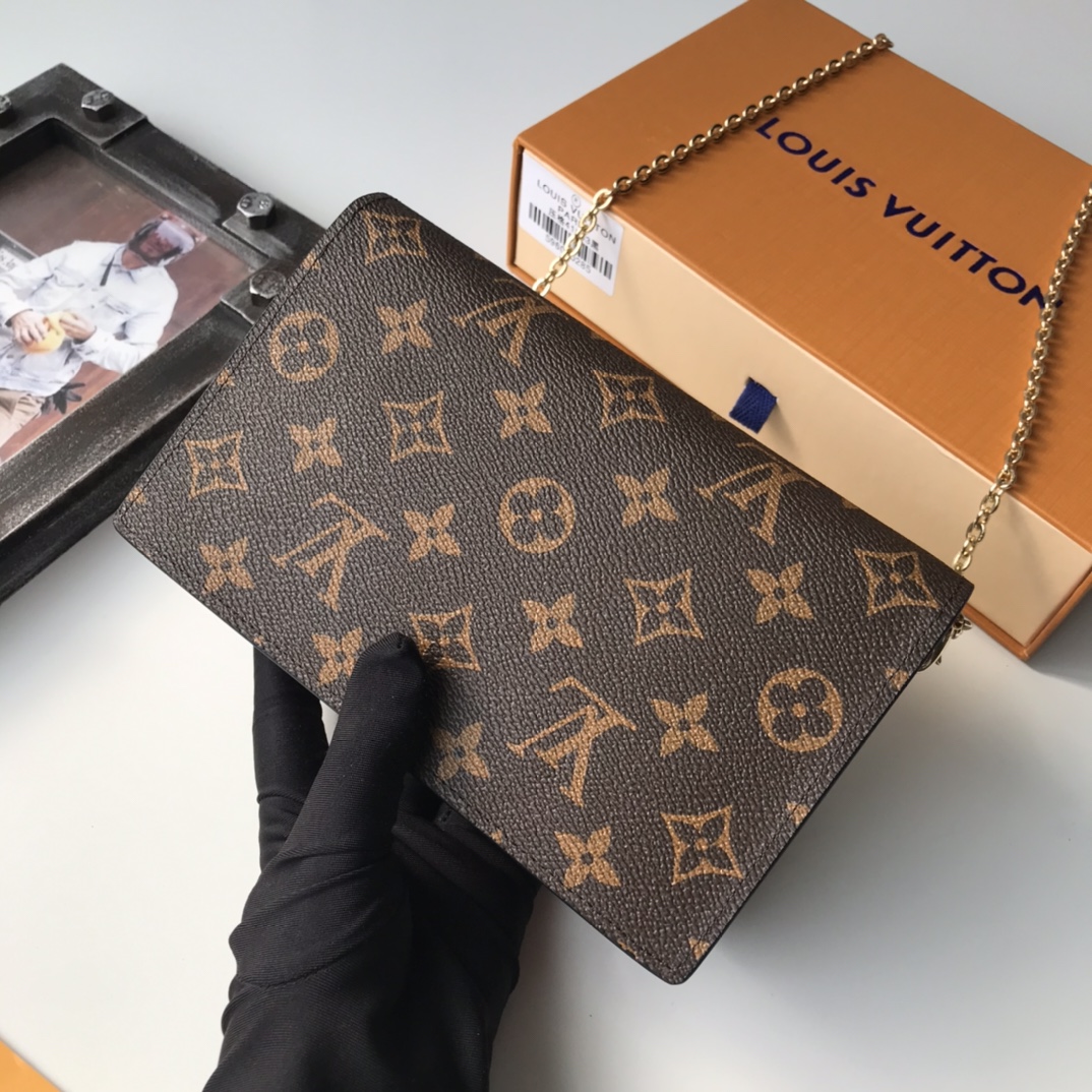 Designer Monogram  Wallet Brown Monogram Canvas Elysee - Bag - Gorchic - $101.99