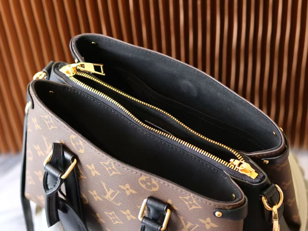 Designer Monogram Soufflot BB Black Bag - Gorchic - $127.99