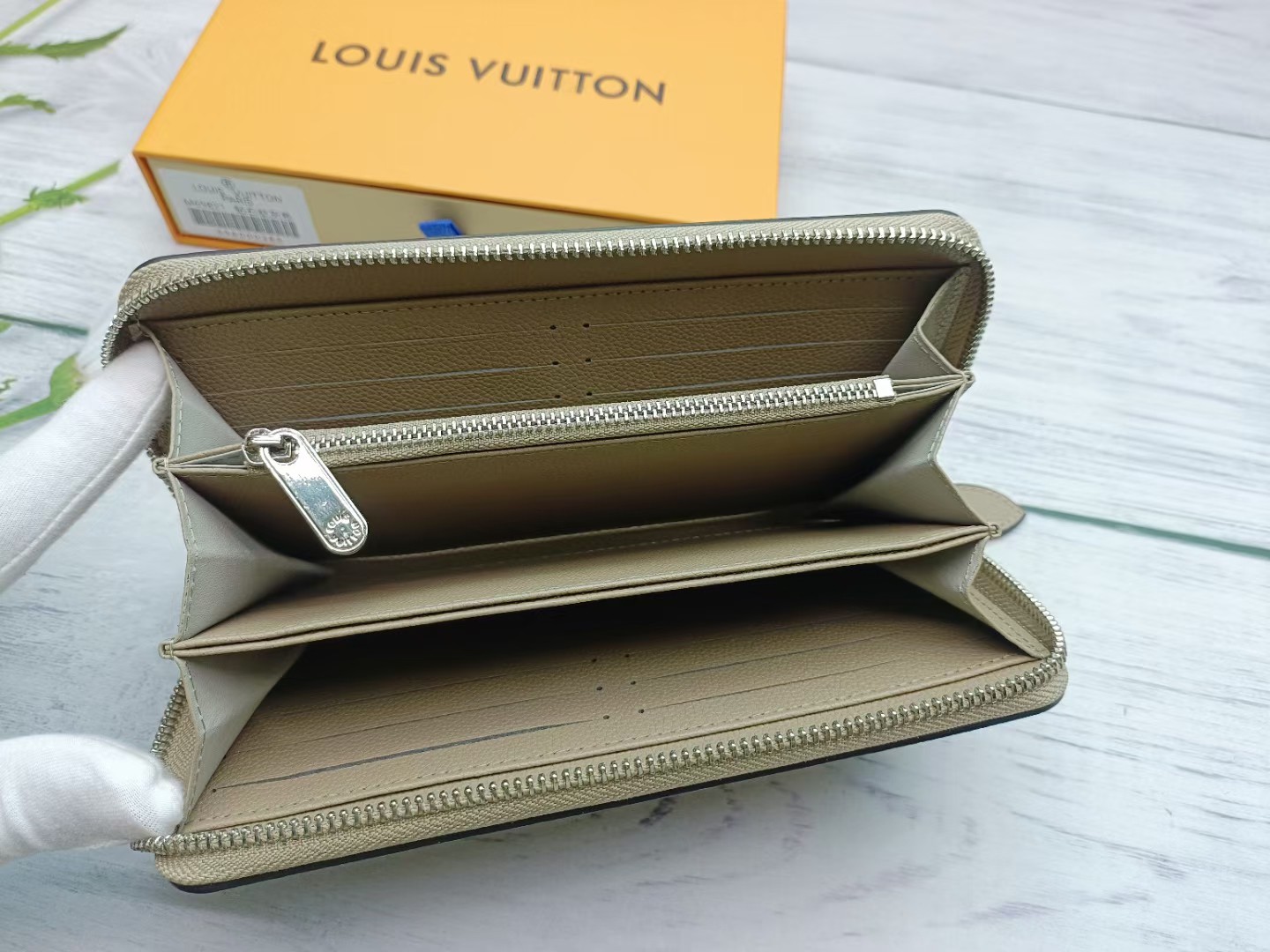 Designer Monogram  Long Zippy Wallet - Gorchic - $58.99