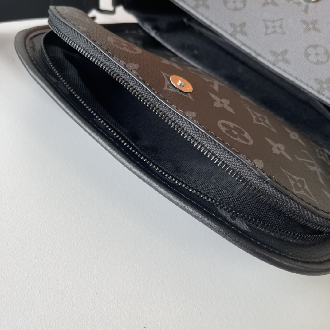 Designer Monogram Pulse Black Flower Messenger Bag - Gorchic - $135.99