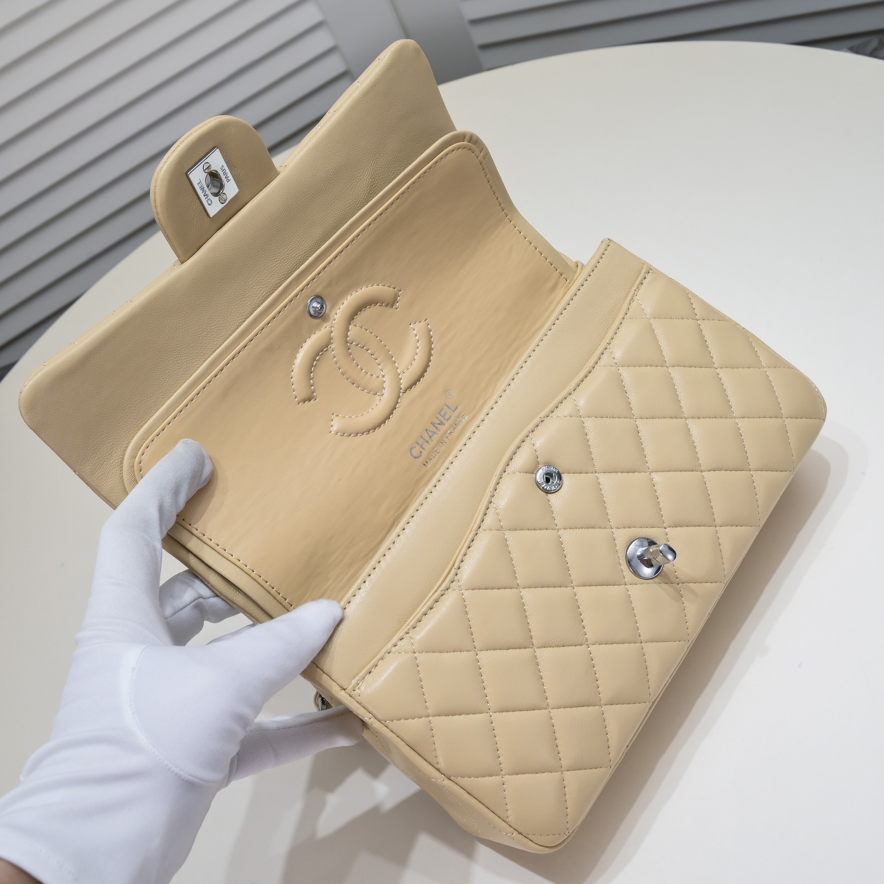 CC Inspired Classic Double Flap Bag Yellow Sier Hardware - Bag - Gorchic - $122.99