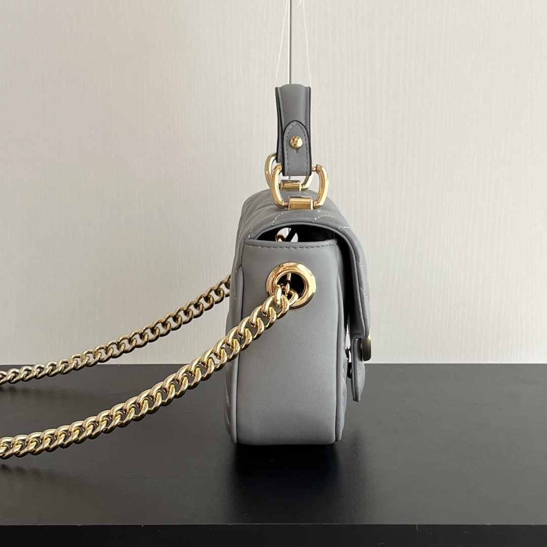 Double-G GG Marmont Mini Top Handle bag - Gorchic - $128.99