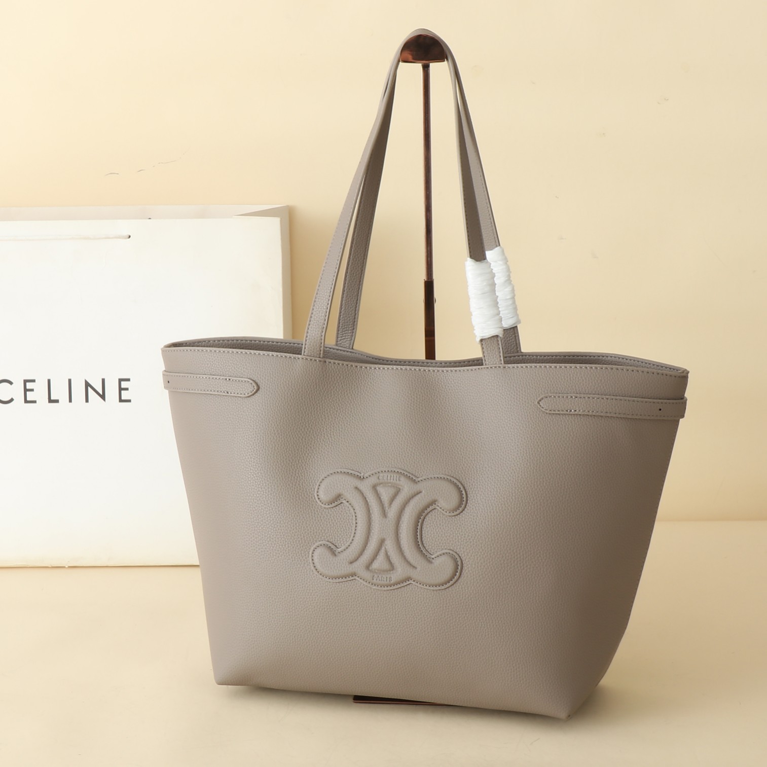 CL Cabas Aniais Tote bag Grey - Bag - Gorchic - $146.99
