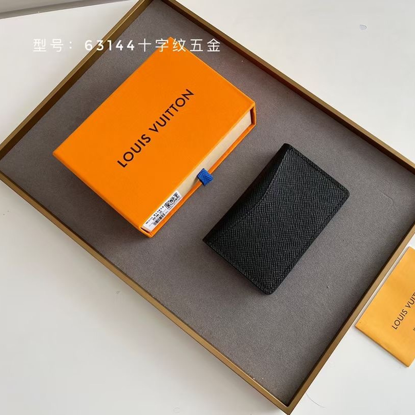 Designer Monogram Pocket Organizer Taiga Leather Wallet - Gorchic - $39.99