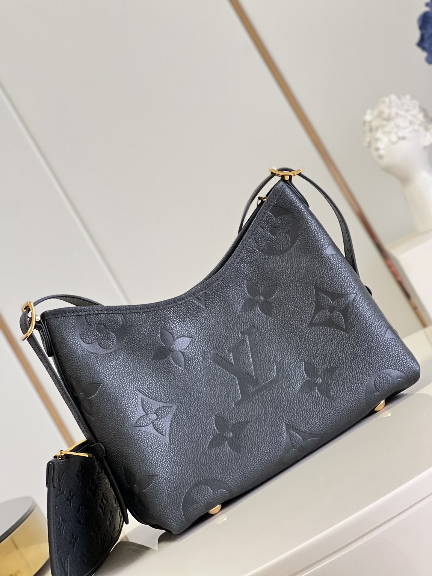 Designer Monogram  CarryAll PM - Black Bag - Gorchic - $114.99