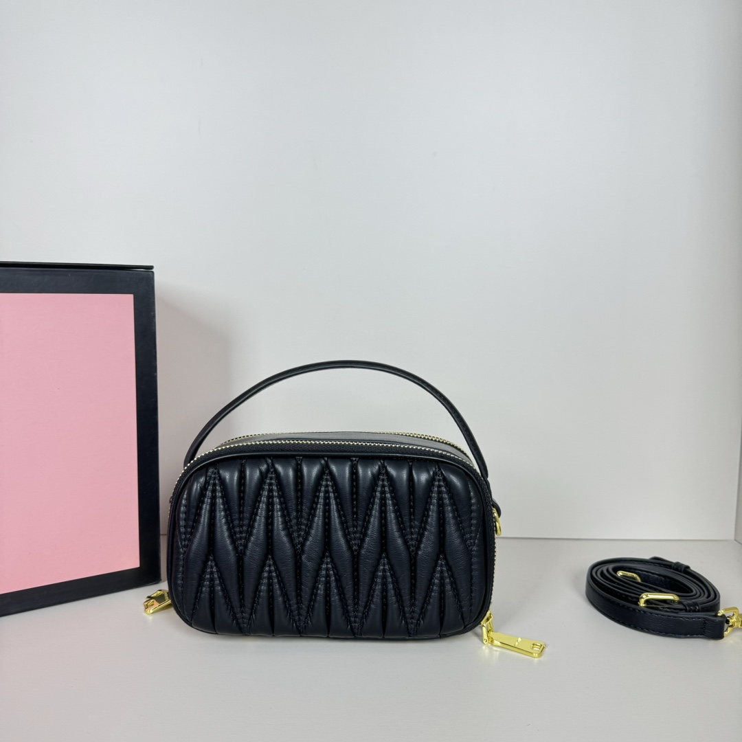 MU Logo Patch Zipped Clutch Bag - Gorchic - $100.99