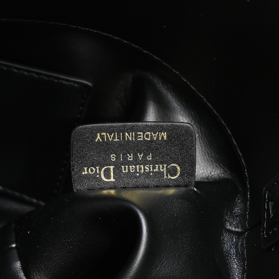 D Inspired Toujours Bag - Black Macrocannage Calfskin - Gorchic - $136.99