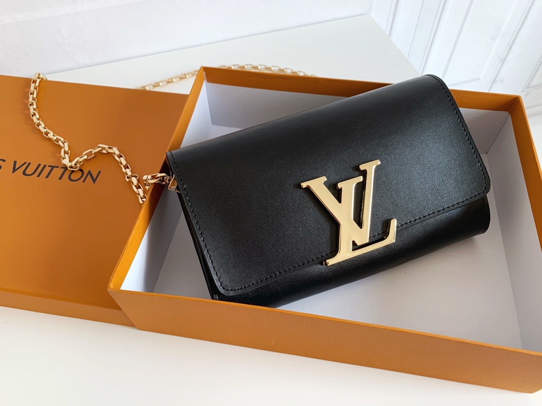 Designer Monogram Night out Clutch Black Bag - Gorchic - $93.99