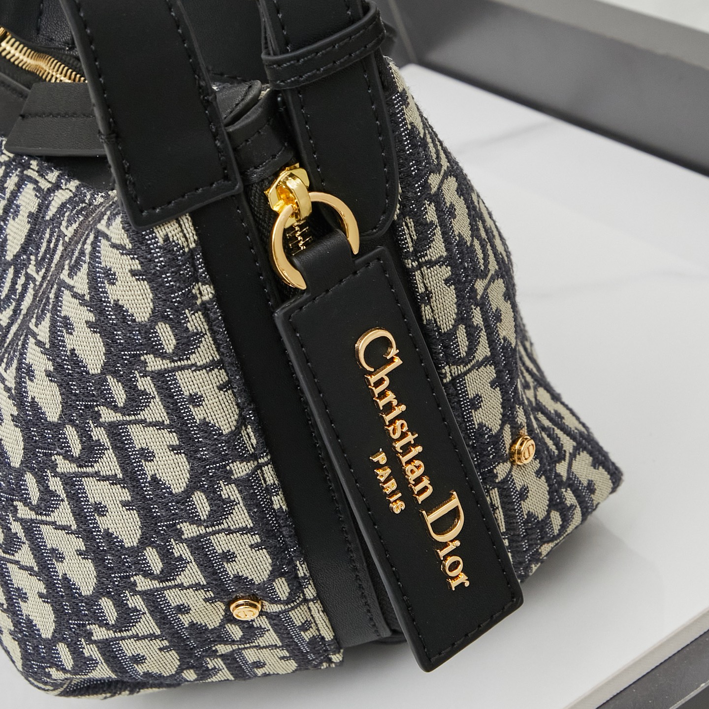 D Inspired D-Journey Bag -Blue D Inspired Oblique Jacquard - Gorchic - $132.99