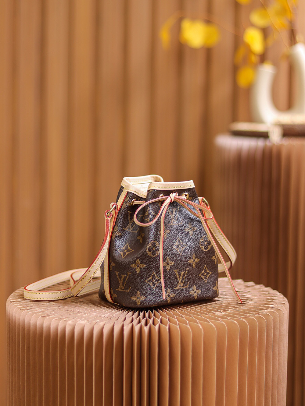 Designer Monogram Nano Noe Monogram shoulder bag - Gorchic - $93.99