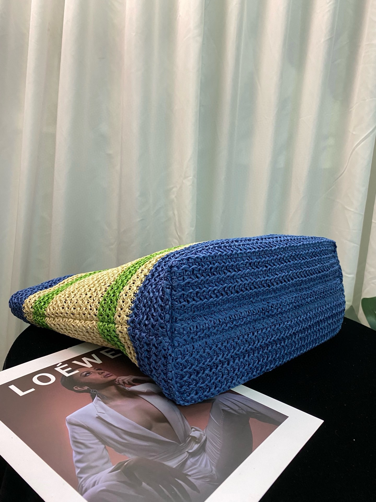 MU Faux Raffia Woven Tote Bag - Gorchic - $112.99