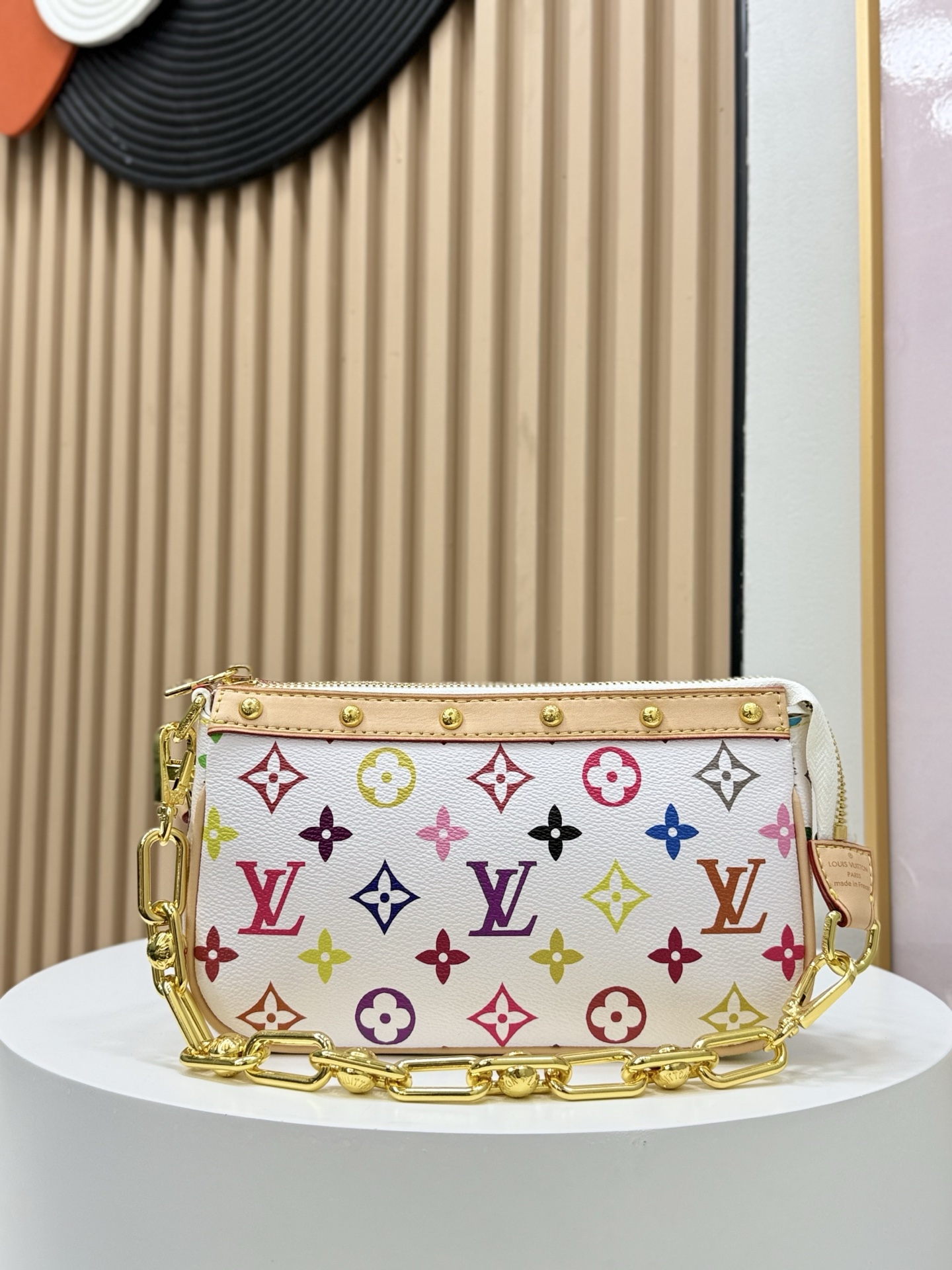 Designer Monogram x Murakami  x TM Pochette Accessoires Other Monogram Canvas Bag - Gorchic - $118.99