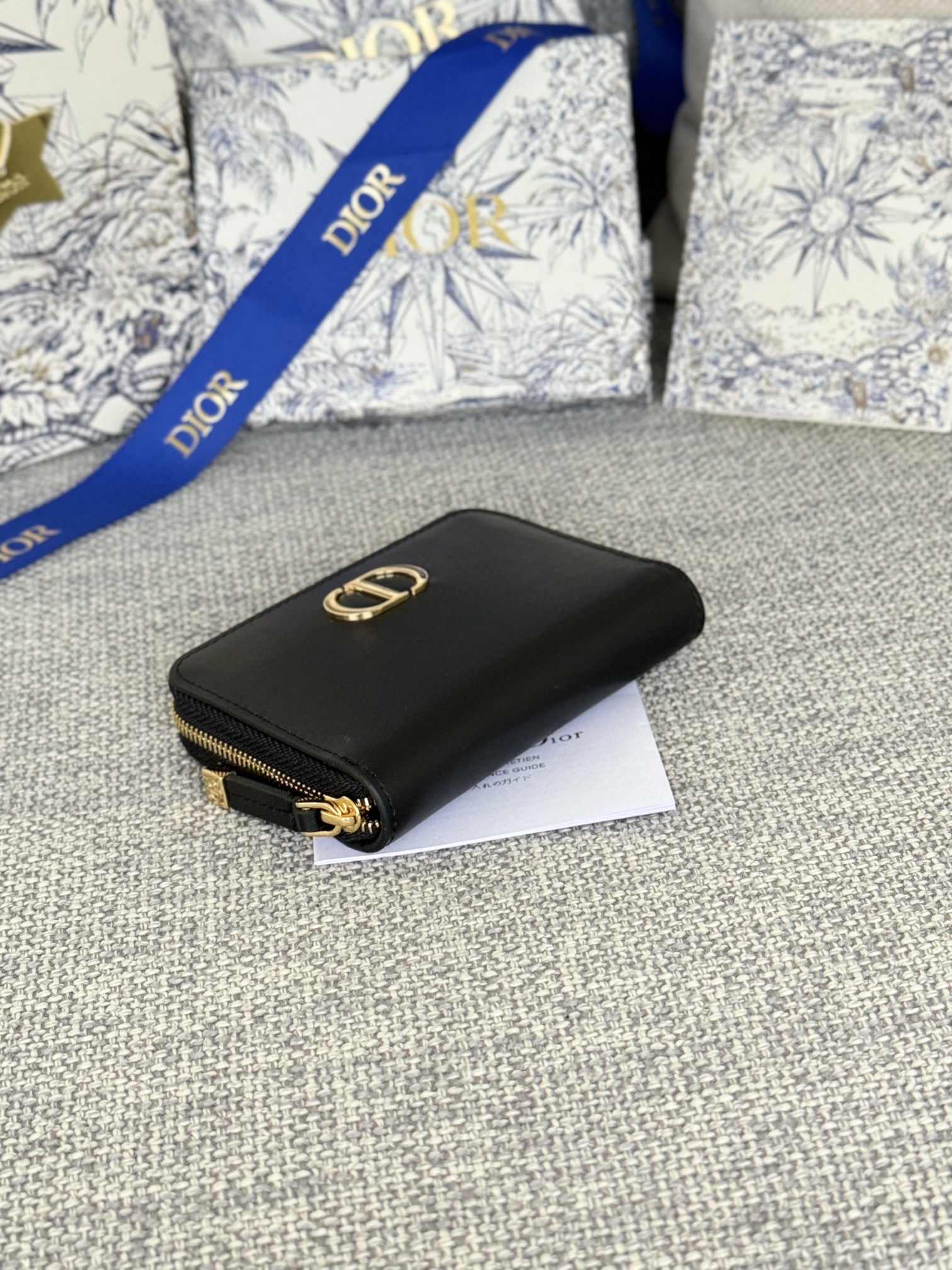 D Inspired  Montaigne Voyageur Wallet-Black Gold Wallet - Gorchic - $52.99