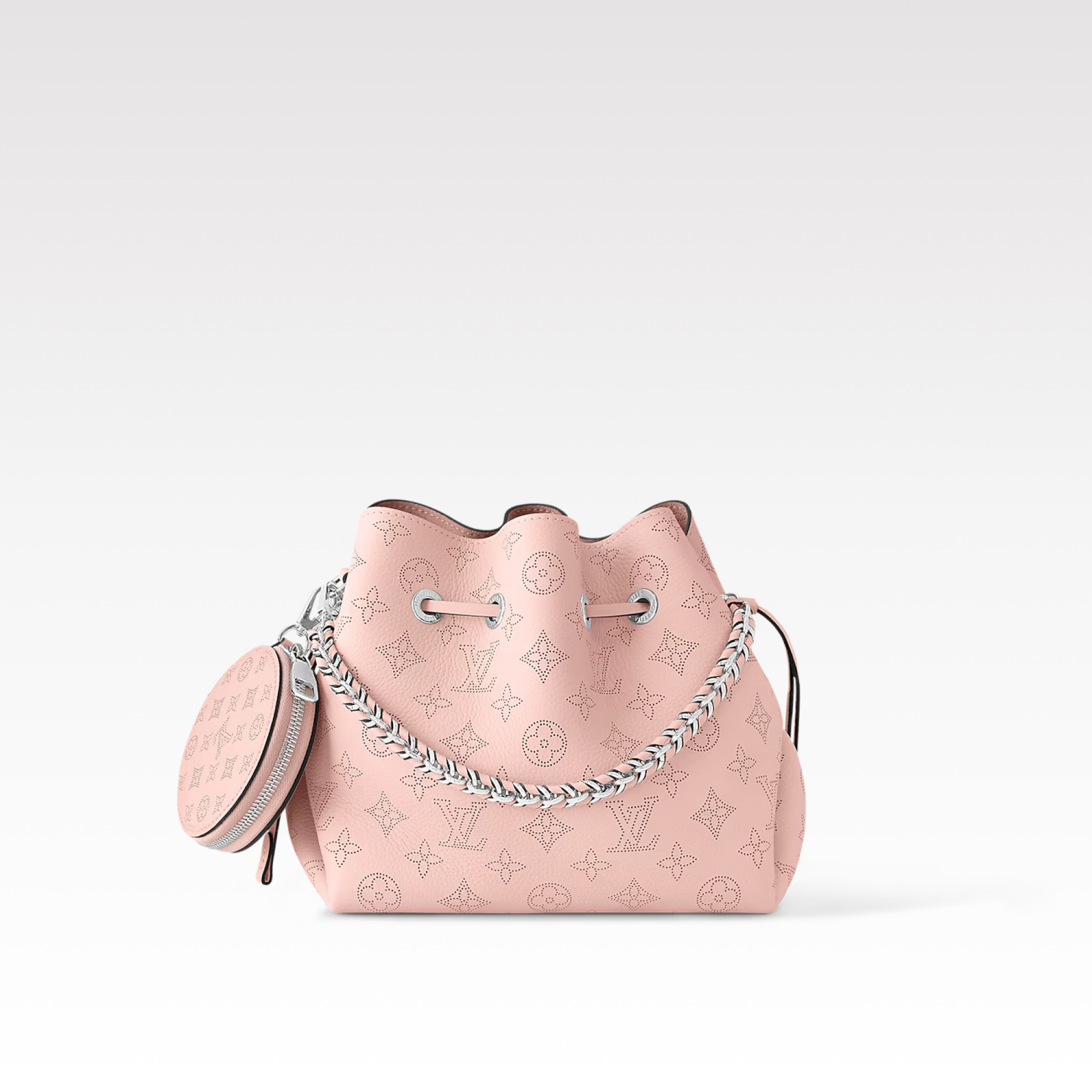 Designer Monogram Bella Pink Jasmin Bag - Gorchic - $130.99
