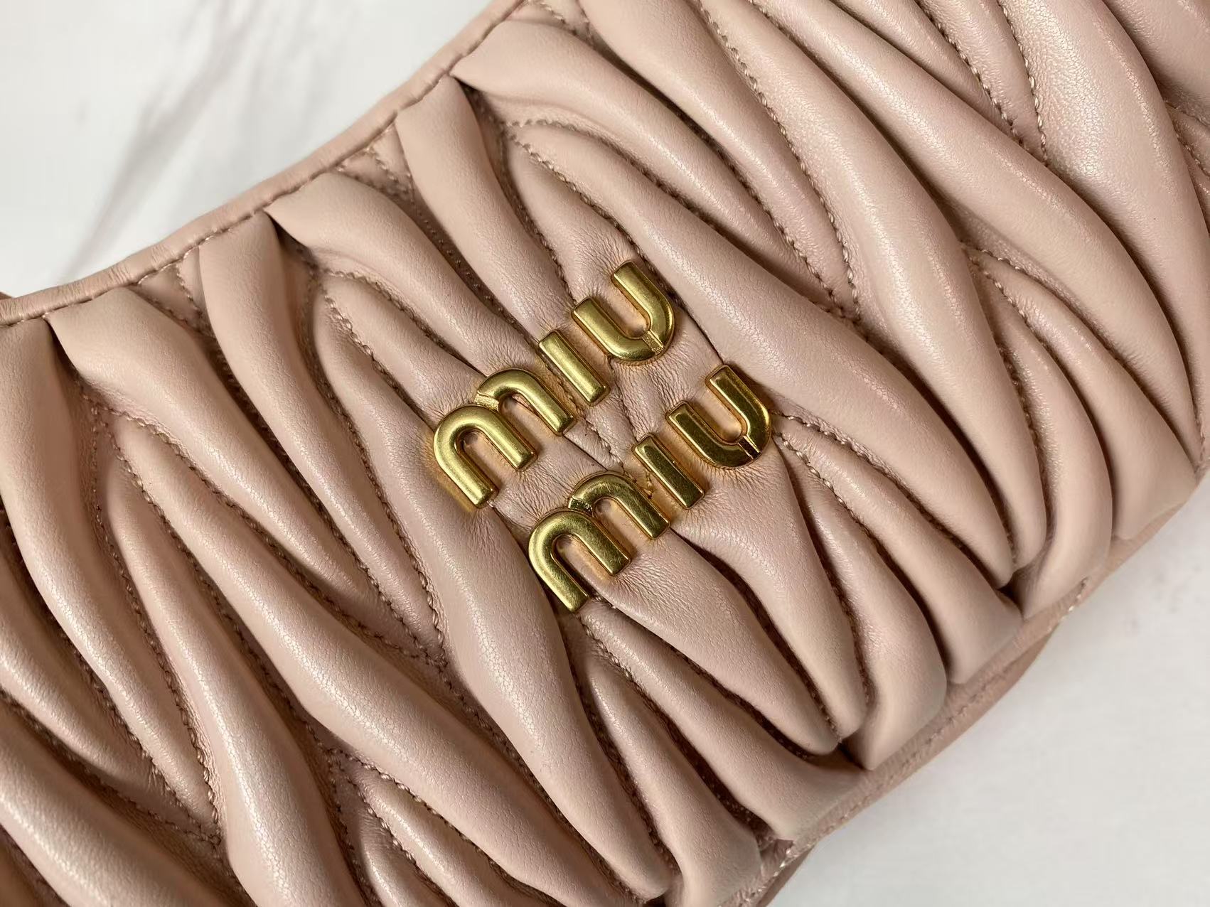 MU Wander matelassé nappa leather hobo bag - Gorchic - $114.99