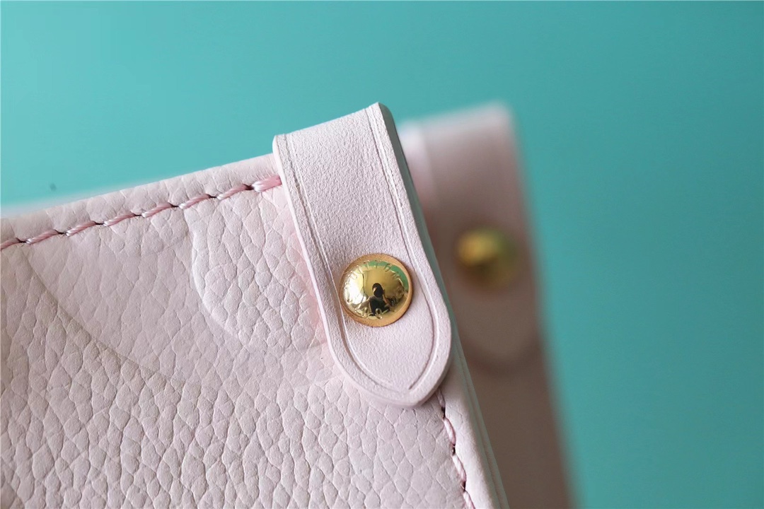 Designer Monogram Canvas Onthego PM Pink HandBag - Gorchic - $114.99