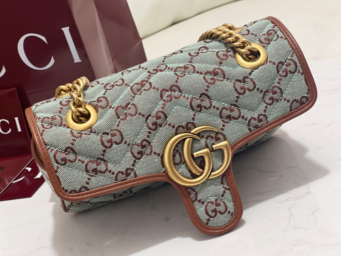 Double-G GG Marmont Shoulder Bag Multiple Size - Bag - Gorchic - $124.99