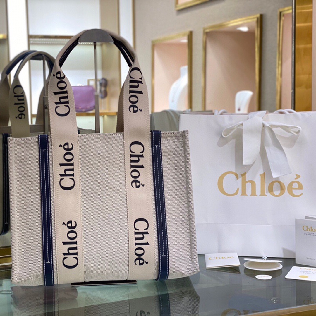 chleo Woody tote bag Medium Size - Bag - Gorchic - $125.99