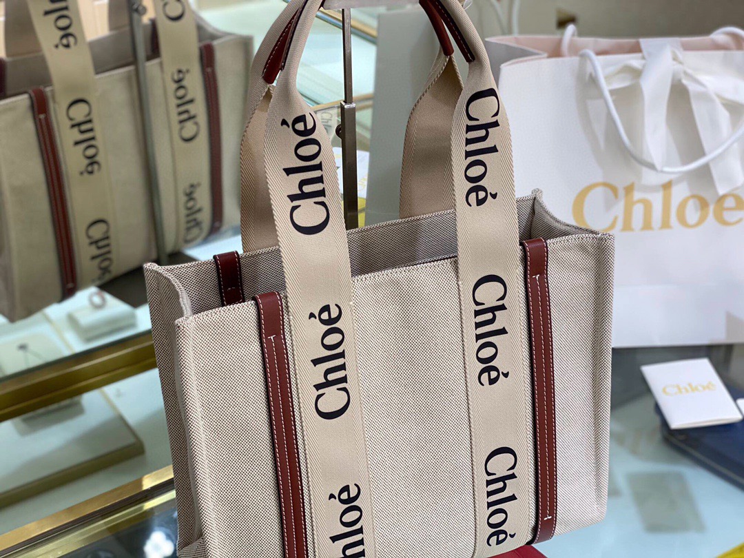 chleo Woody tote bag Medium Size - Bag - Gorchic - $125.99