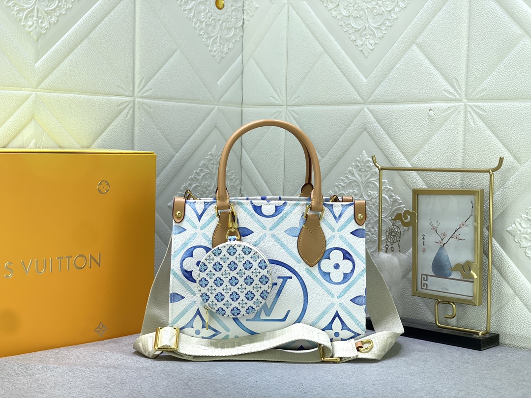 Designer Monogram Canvas Onthego Bag - Gorchic - $124.99