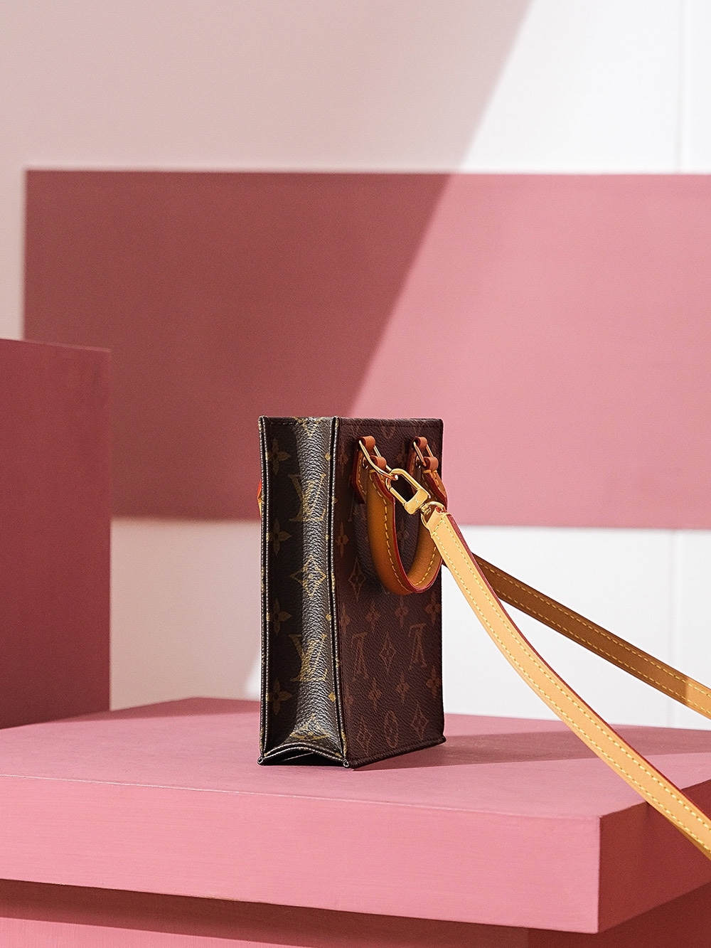 Designer Monogram Petit Sac Plat Bag - Gorchic - $113.99