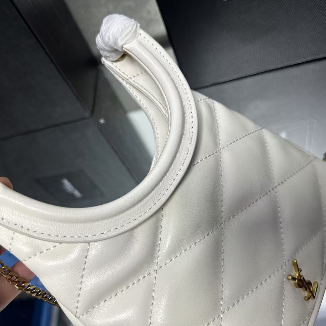 Lady Designer New Sade hobo - White Bag - Gorchic - $129.99