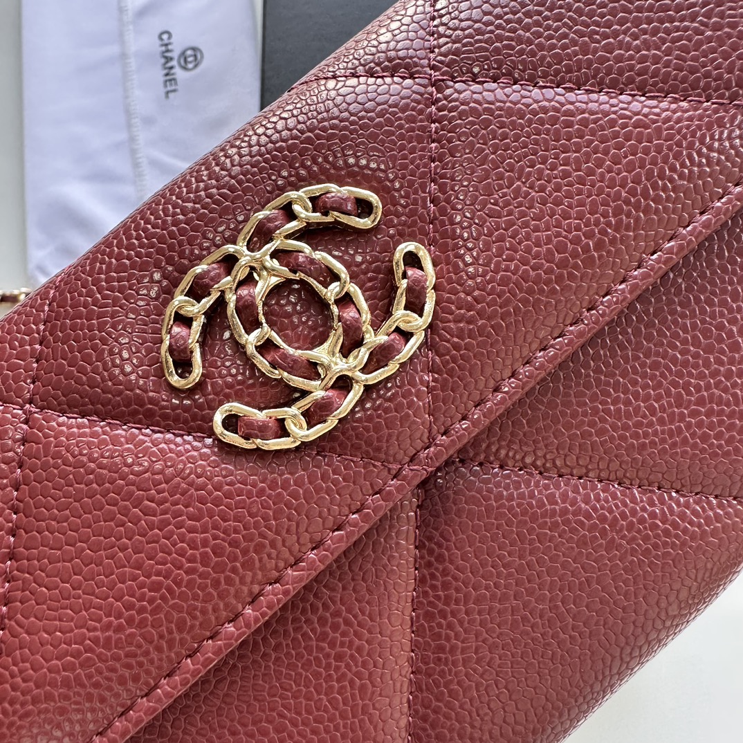 CC Inspired Chain Shoulder Crossbody Small Bag - Burgundy Bag - Gorchic - $109.99