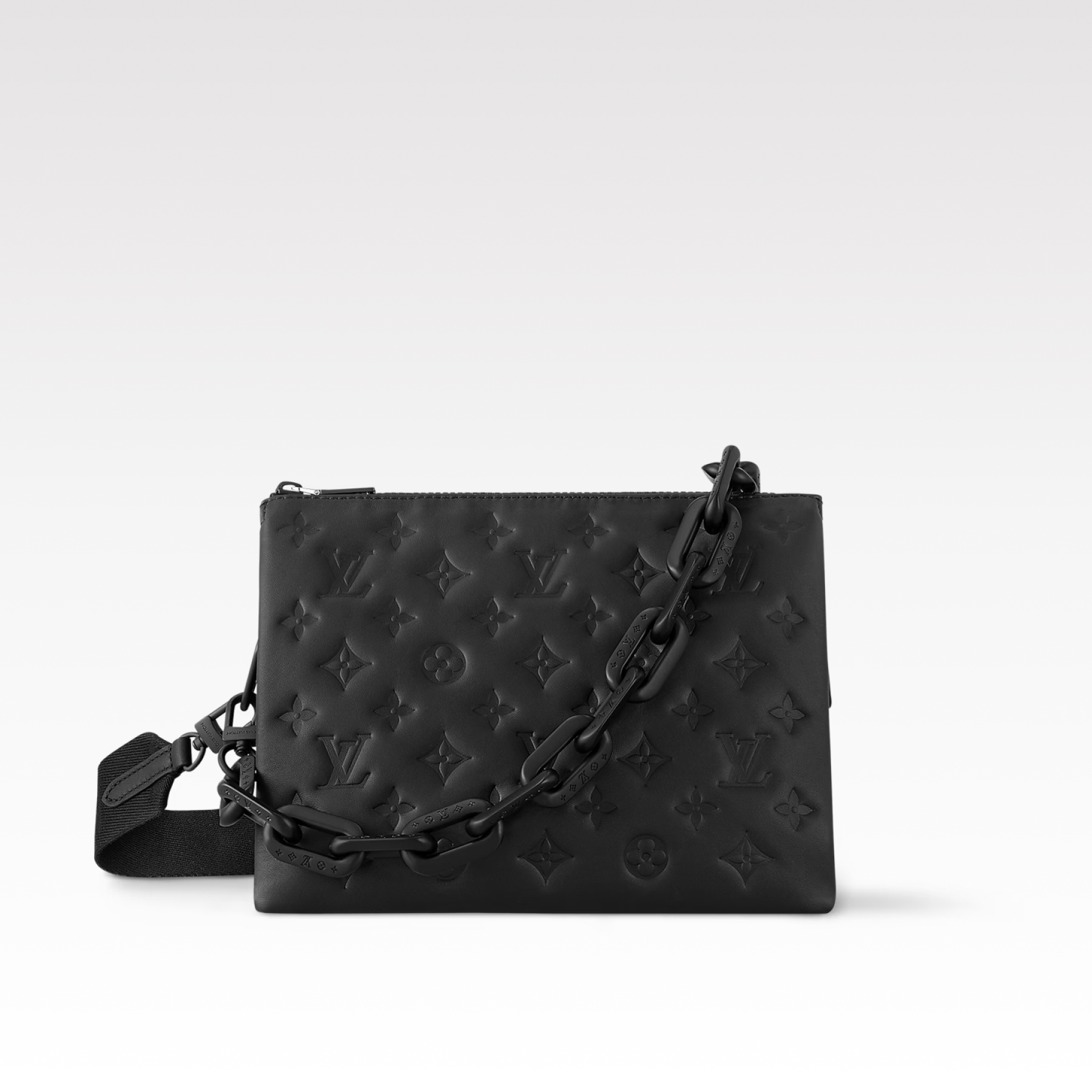 Designer Monogram Coussin PM Black Small Handbag - Gorchic - $128.99