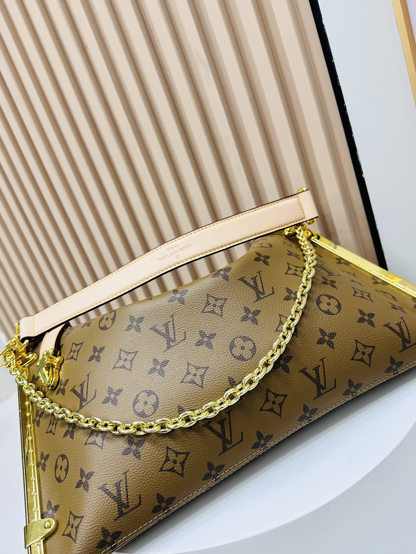 Designer Monogram Lucky Trunk Floral Taffeta Bag - Gorchic - $158.99