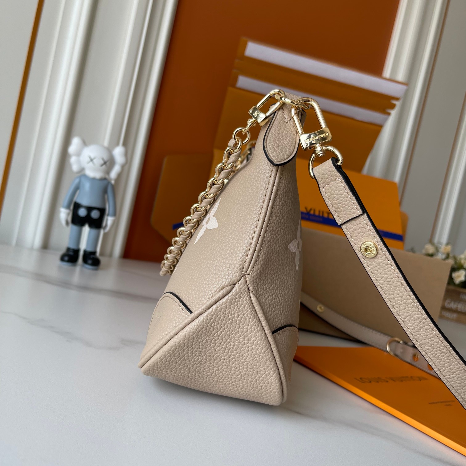 Designer Monogram Boulogne PM Beige - Bag - Gorchic - $116.99