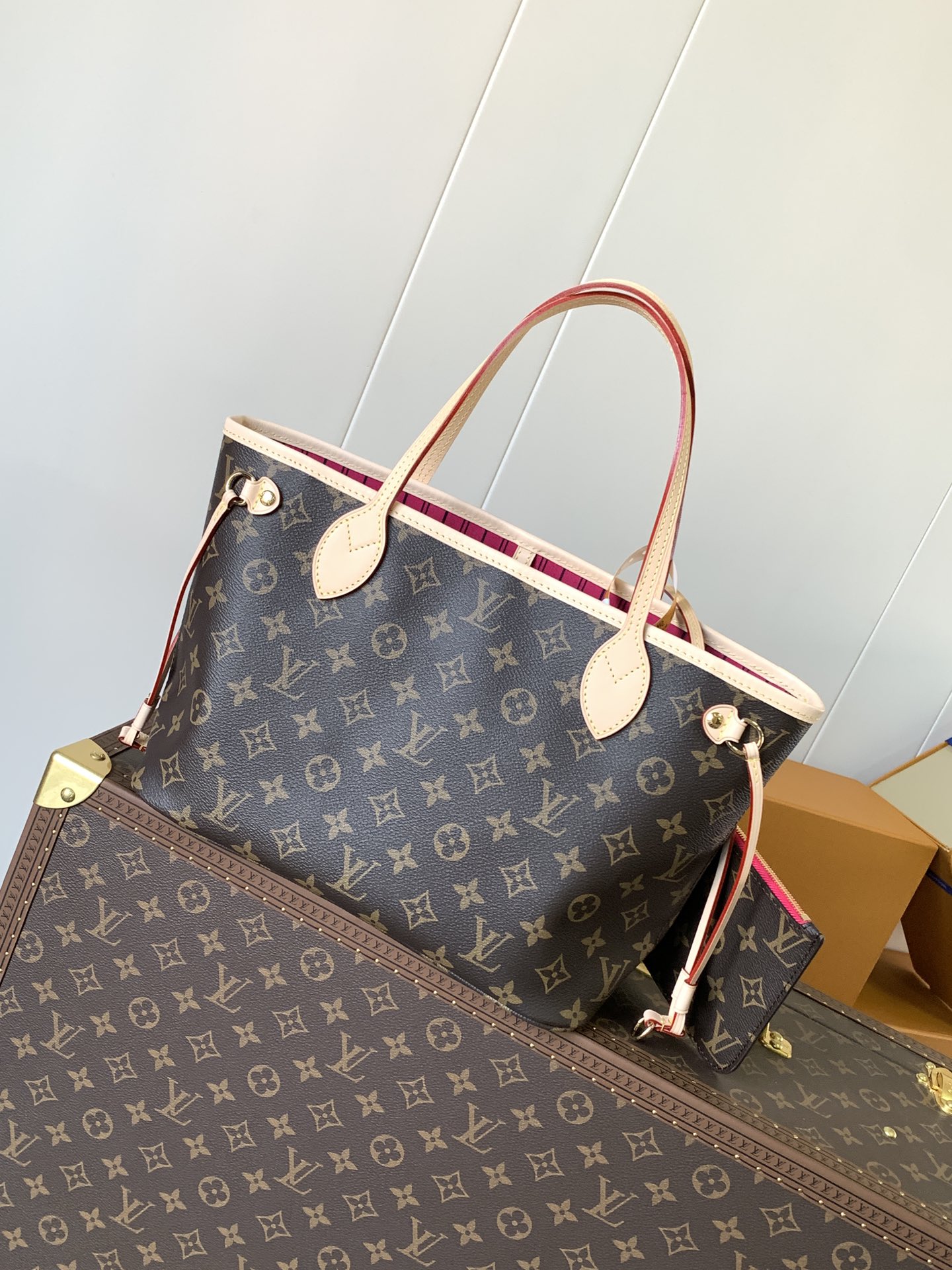 Designer Monogram Neverfull PM bag - Gorchic - $110.99