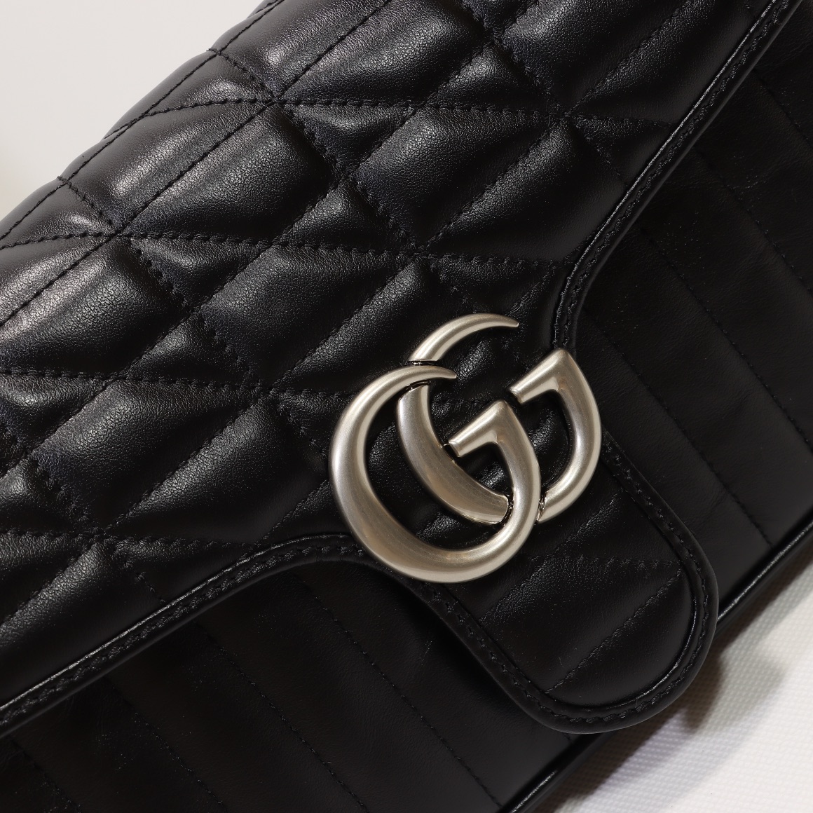 Double-G GG Marmont Small Shoulder Bag Black - Bag - Gorchic - $101.99