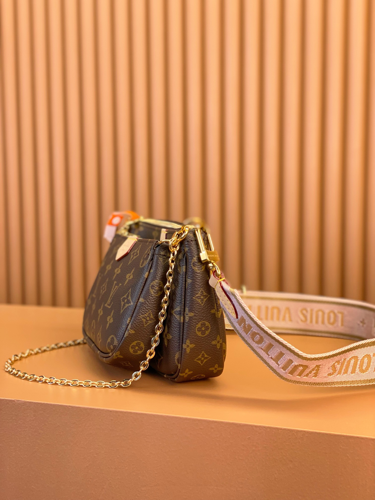 [TOP] Designer Bag Multi Pochette Accessoires Pink Strap Bag - Gorchic - $187.99