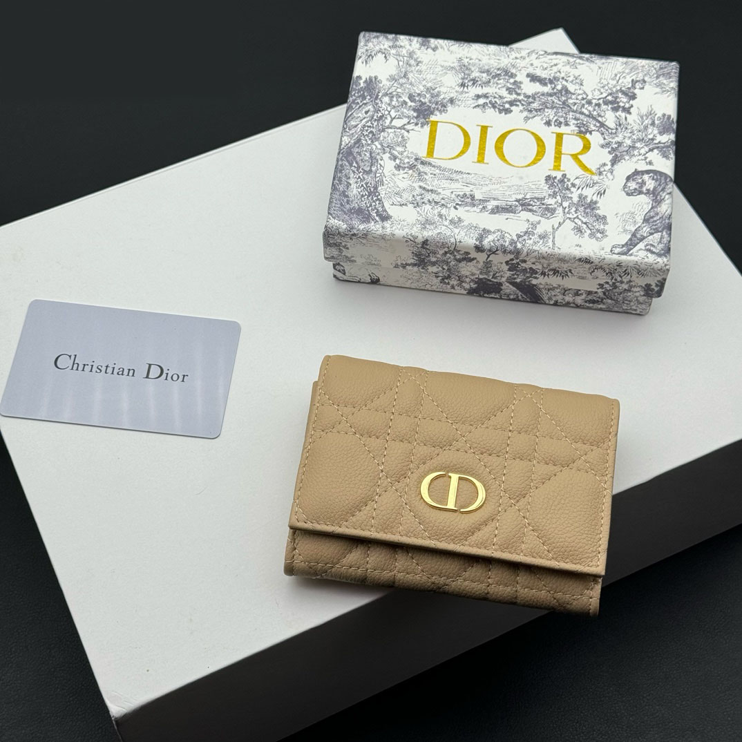 D Inspired Caro Montaigne Glycine Wallet-Apricot Leather Wallet - Gorchic - $55.99