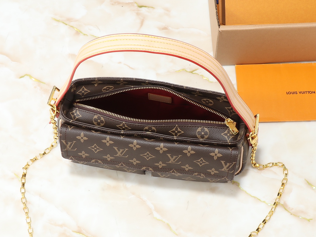 Designer Monogram Viva Cite Handbag Monogram Canvas Bag - Gorchic - $113.99