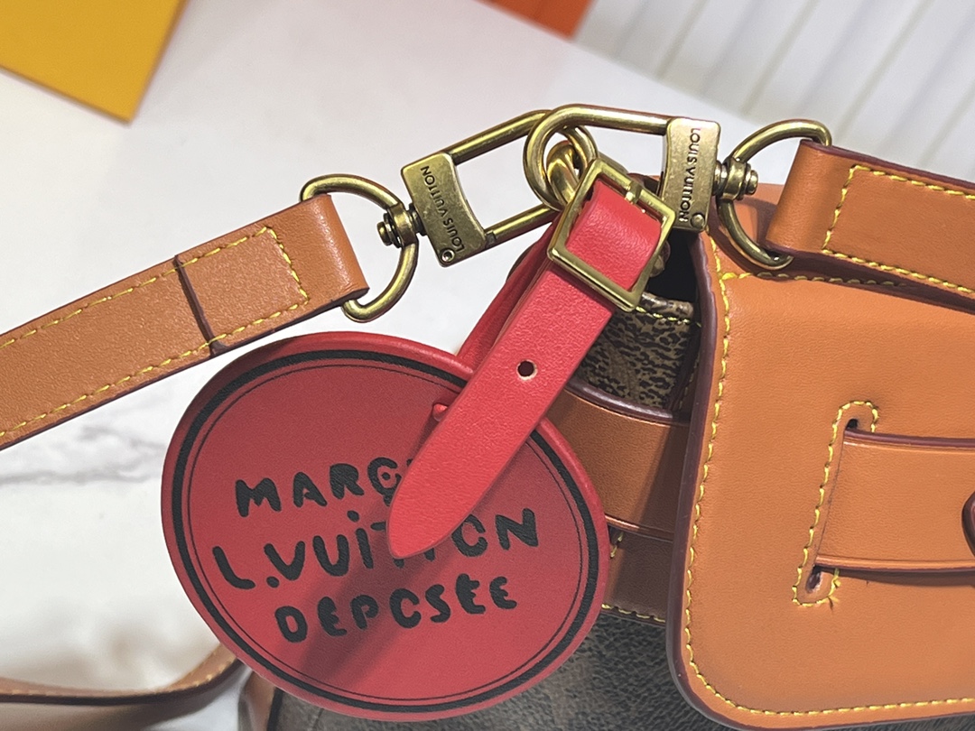 Designer Monogram Steamer Crossbody Monogram canvas  Bag - Gorchic - $117.99