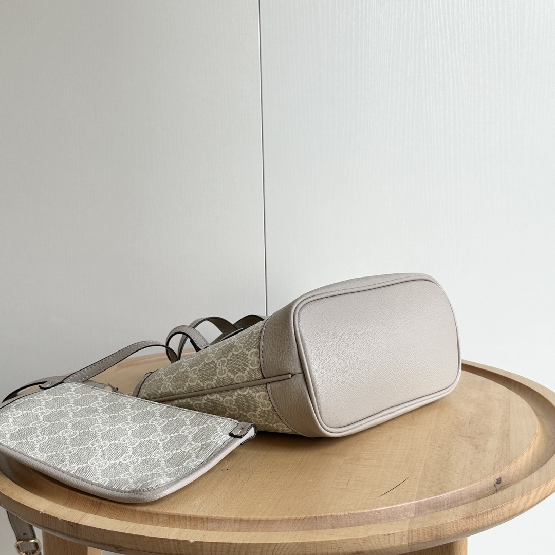 Double-G Ophidia Small Tote Bag - Oatmeal Bag - Gorchic - $123.99