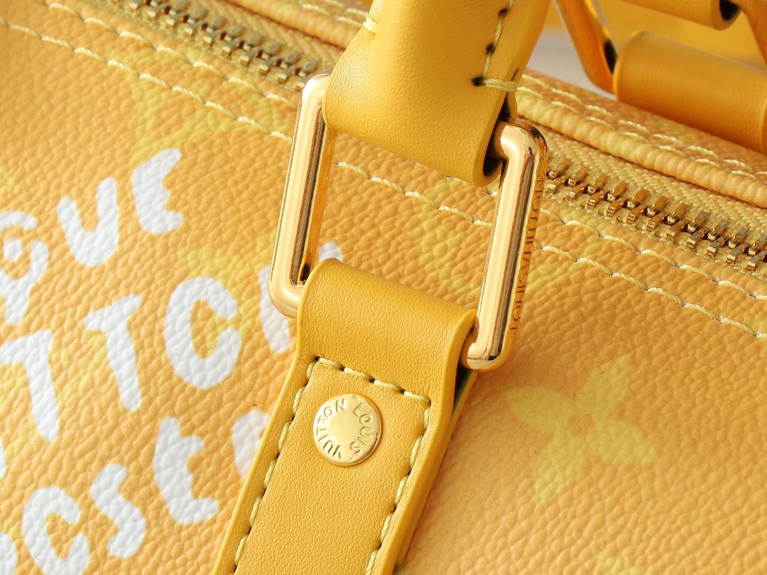 Designer Monogram Keepall 25 Yellow Pillow Bag - Gorchic - $135.99