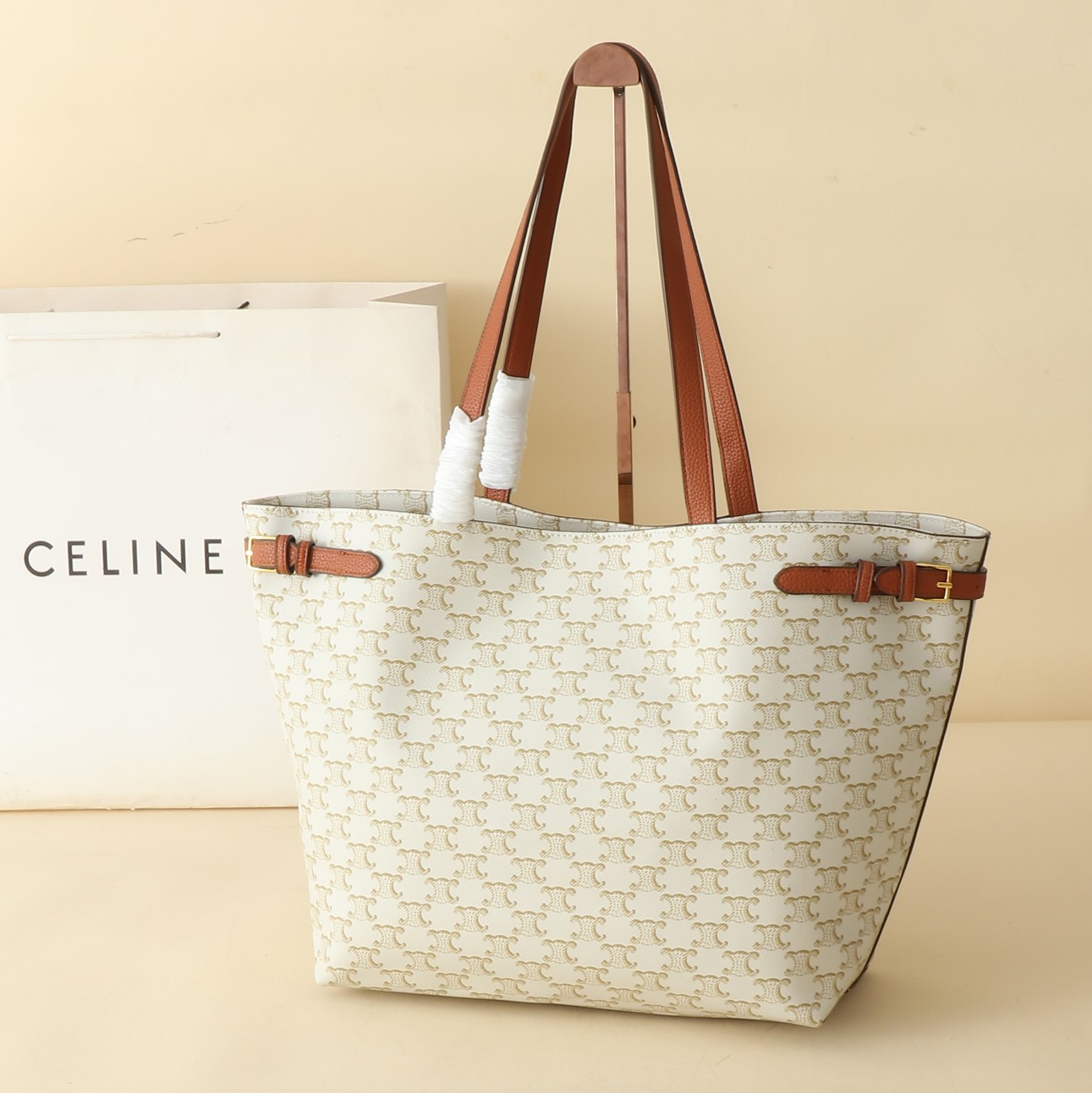 CL Cabas Aniais Tote bag Light Brown - Bag - Gorchic - $146.99