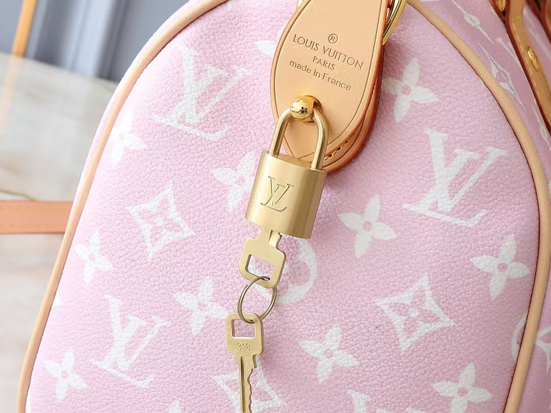 Designer Monogram  Speedy P9 Bandoulière  25 Candy Pink - Bag - Gorchic - $132.99
