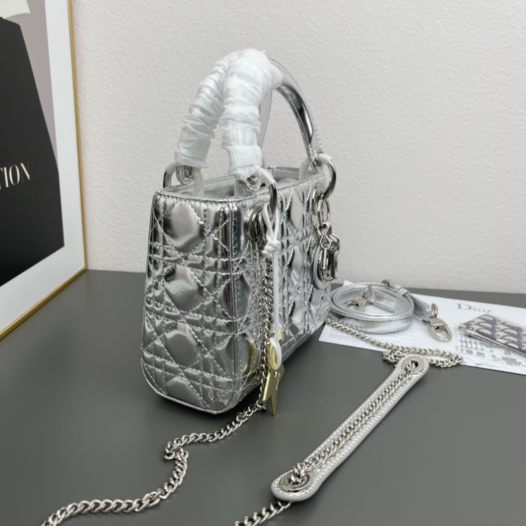 D Inspired Mini Lady D Inspired Bag Cannage Calfskin - Bag - Gorchic - $158.99