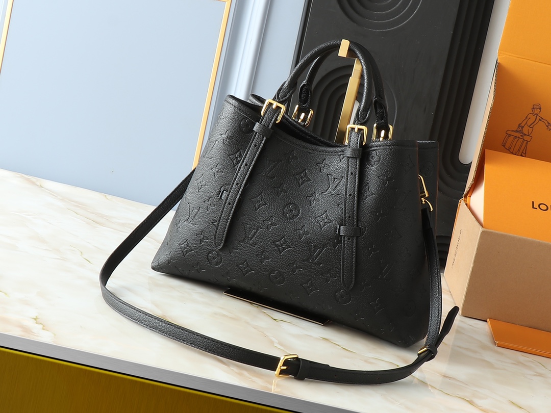 Designer Monogram Babylone Tote PM - Black Bag - Gorchic - $139.99