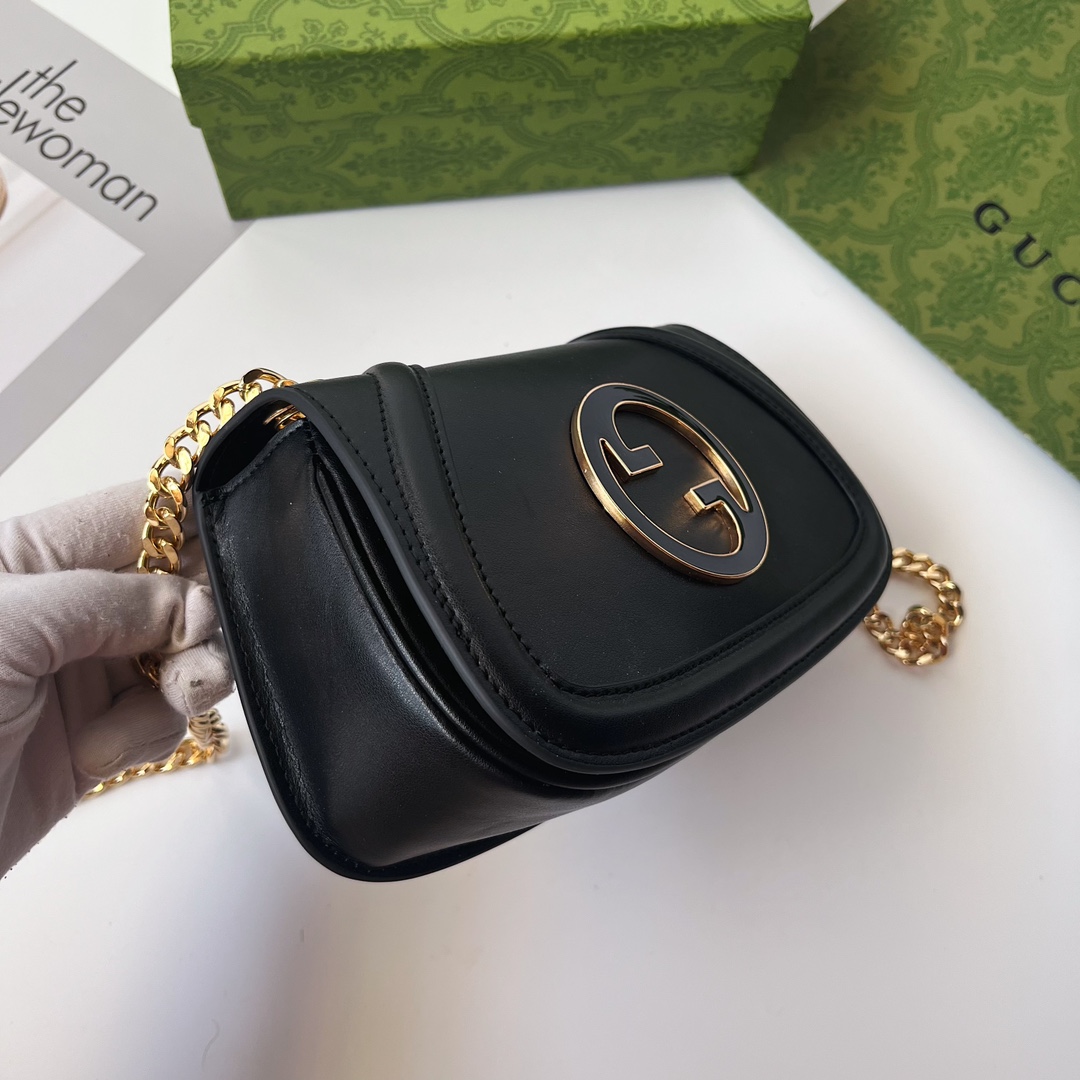 Double-G Blondie Mini Shoulder Bag - Black Bag - Gorchic - $115.99