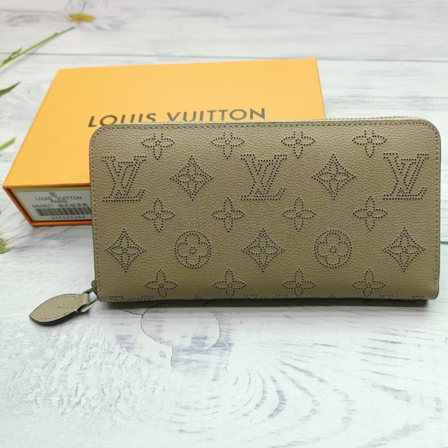Designer Monogram Long Zippy Wallet - Gorchic - $58.99