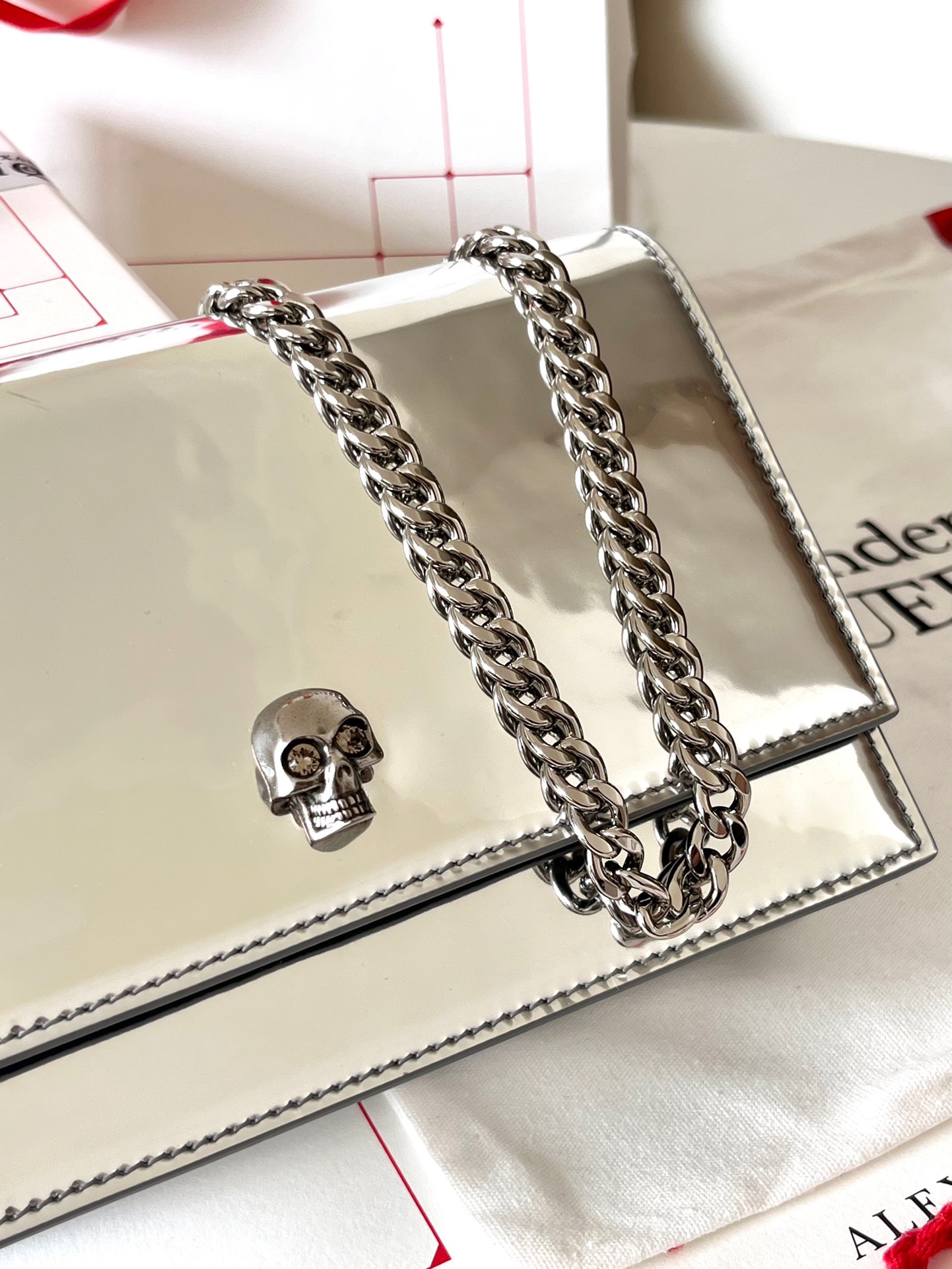 Alexander McQueen Sliver Cross-body Bags - Bag - Gorchic - $297.99