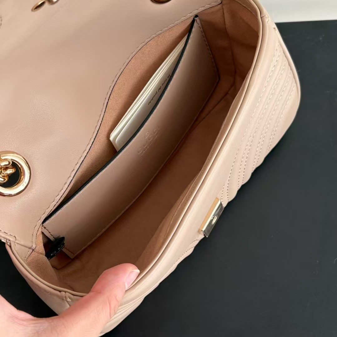 Double-G GG Marmont Shoulder Bag - Gorchic - $122.99