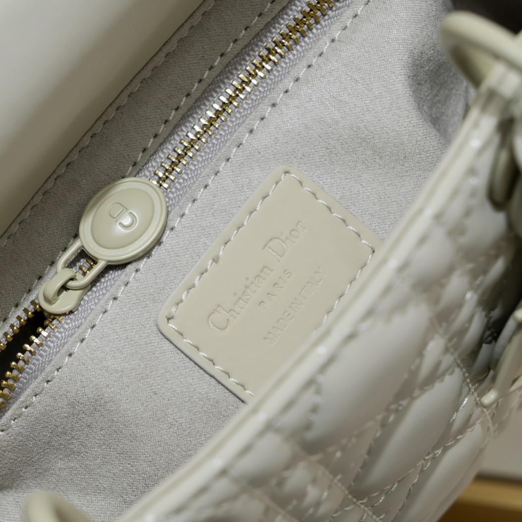 D Inspired Small Lady D Inspired Bag White Ultramatte Calfskin - Bag - Gorchic - $144.99